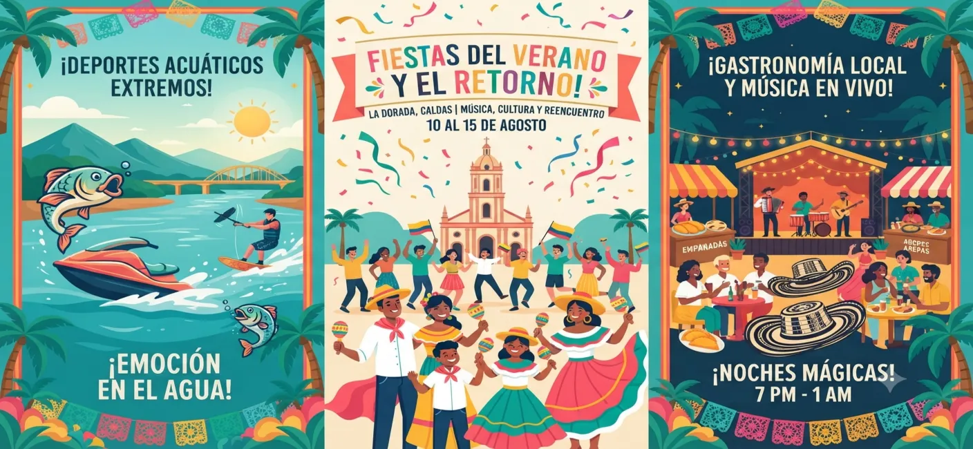 Ferias y fiestas del verano y el retorno 2026 en La Dorada, Caldas