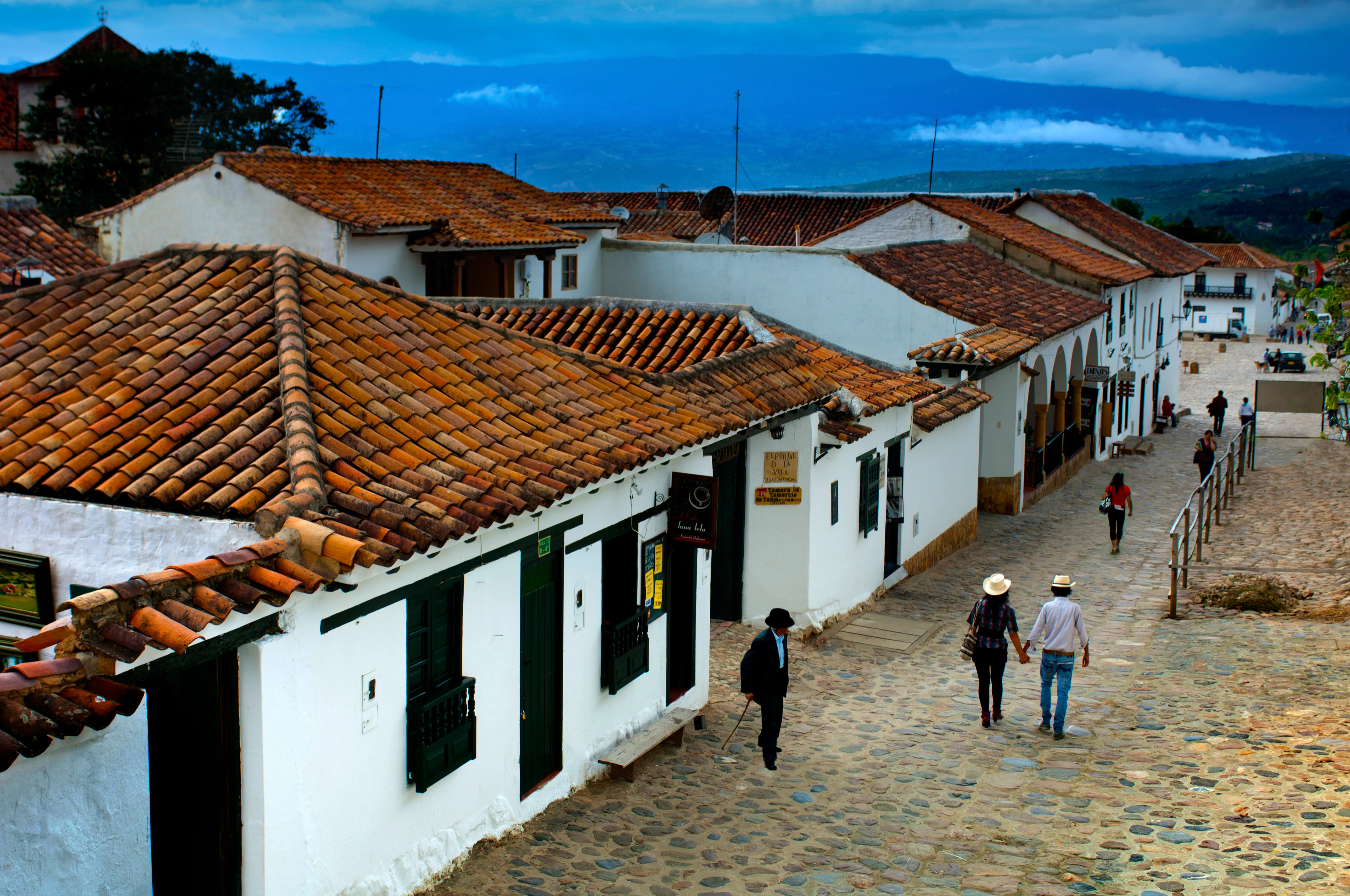 Calles coloniales de Barichara, Santander